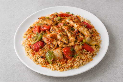 GB Signature rice plate turkish food image by VDAMO