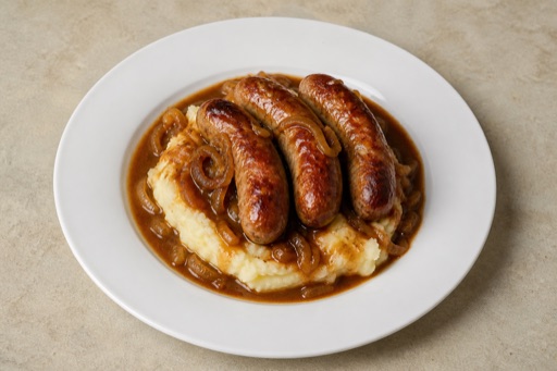 Bangers and mash food image by VDAMO