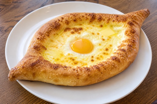 Khachapuri adjaruli food image by VDAMO