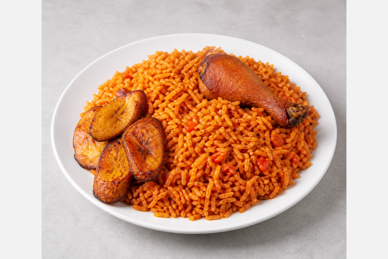 Photorealistic Ghana jollof rice P05 food image by VDAMO