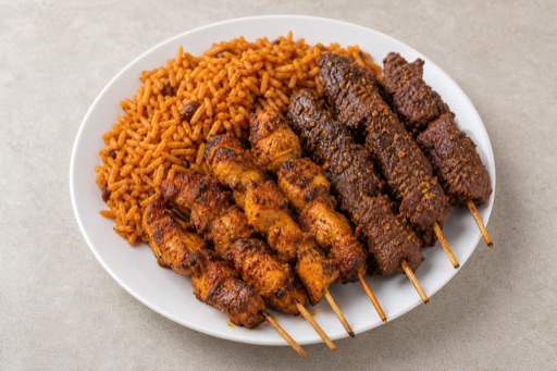 GH Grilled suya skewers african P09 — Ghana dish