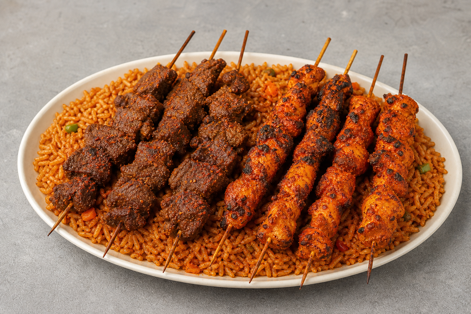GH Grilled suya skewers african P10 — Ghana dish