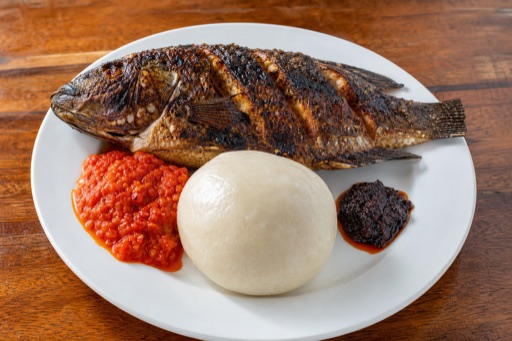 Banku tilapia food image by VDAMO
