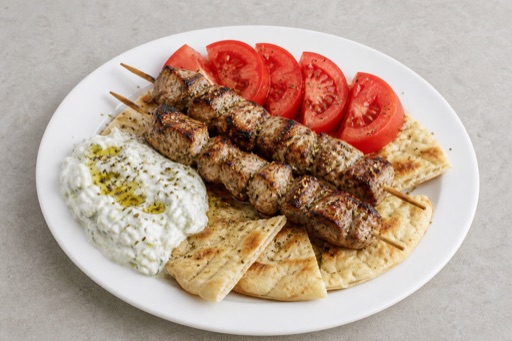 Pork souvlaki food image by VDAMO