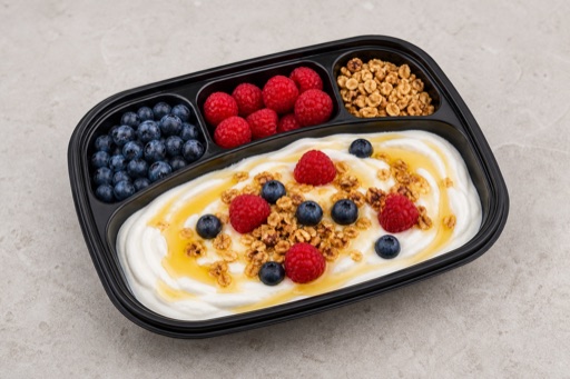Photorealistic Greek yogurt bowl P08 food image by VDAMO