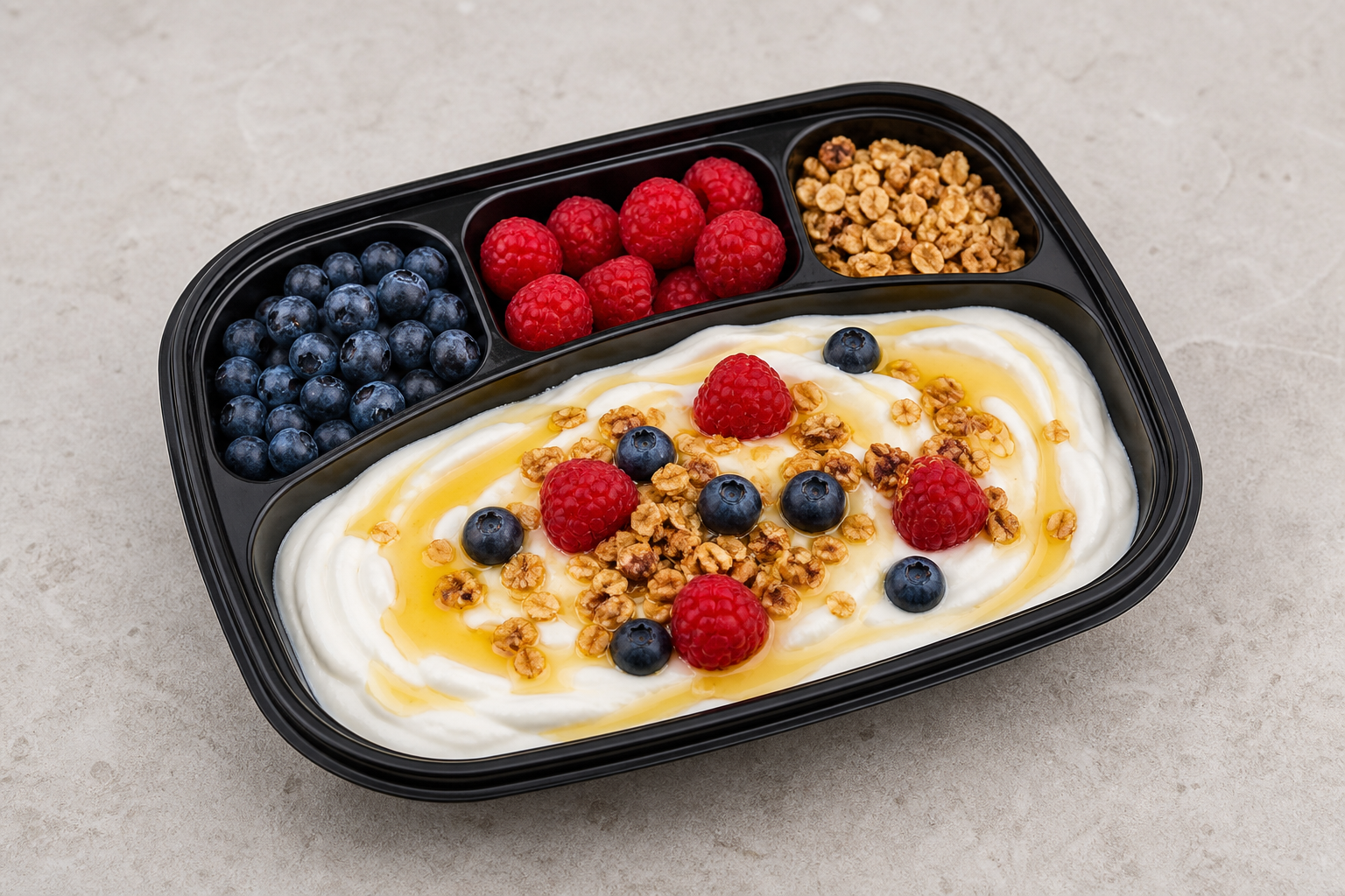 Photorealistic Greek yogurt bowl P08 food image by VDAMO