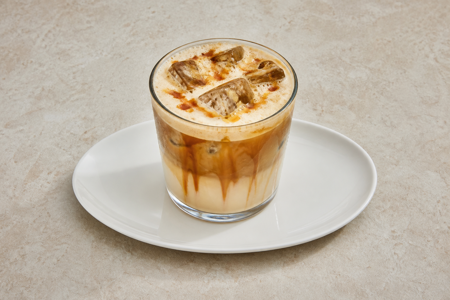 Photorealistic GR Caramel latte coffee P03 food image by VDAMO