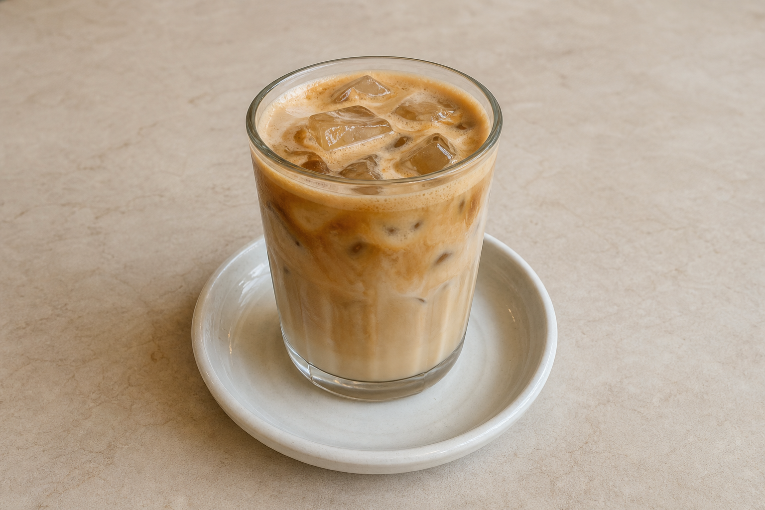 GR Vanilla iced latte coffee P04 — Greece dish