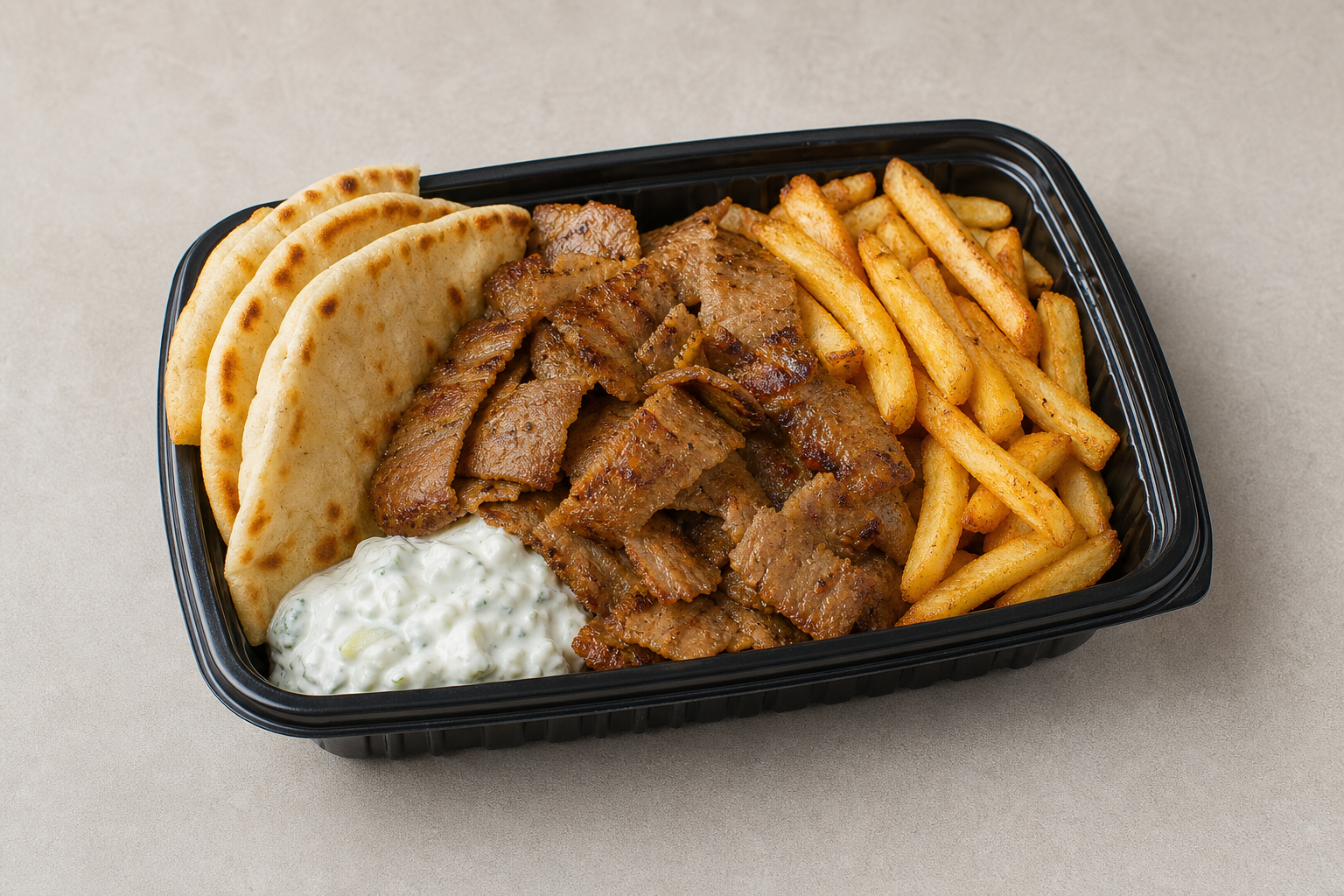 Greek pita plate P06 — Greece dish