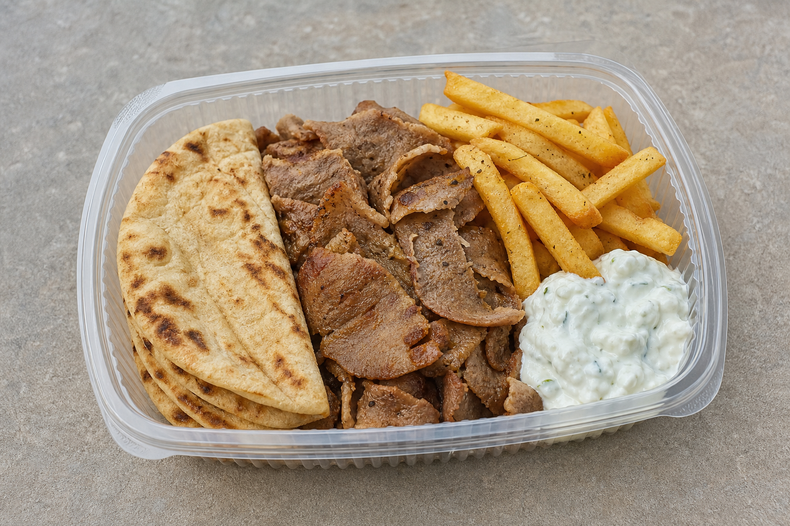 Greek pita plate P07 — Greece dish