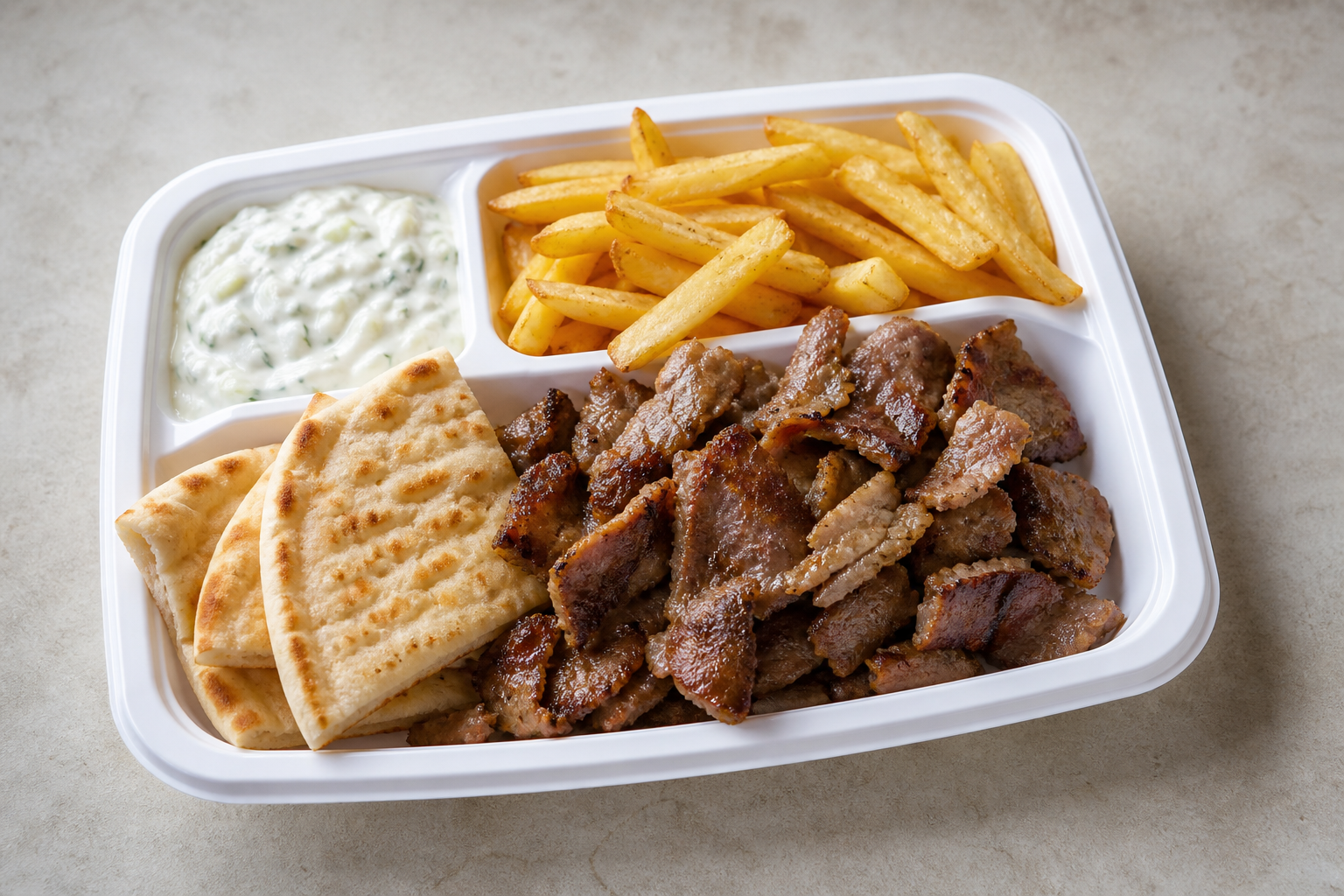 Greek pita plate P08 — Greece dish