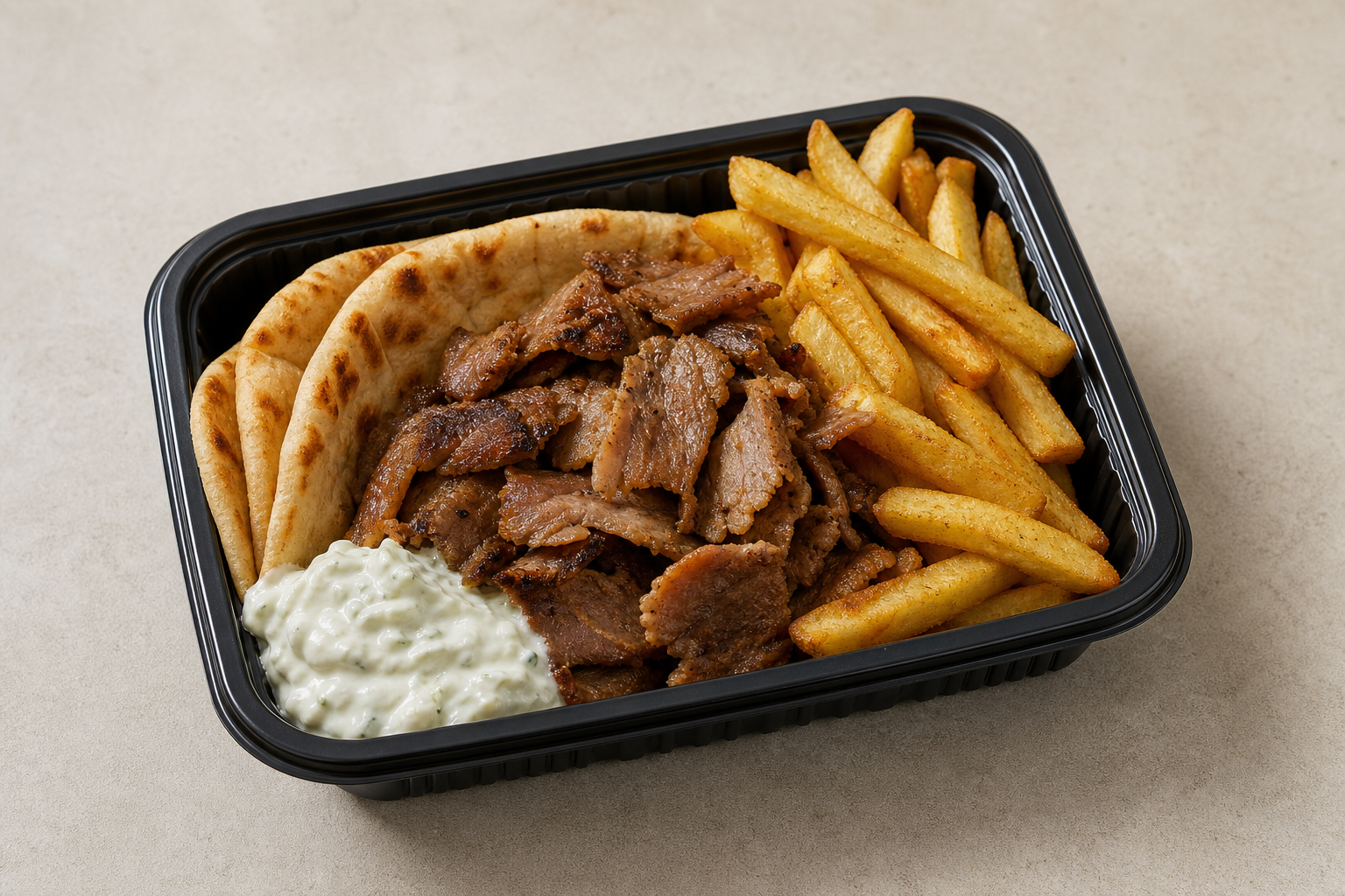 Greek pita plate P06 — Greece dish