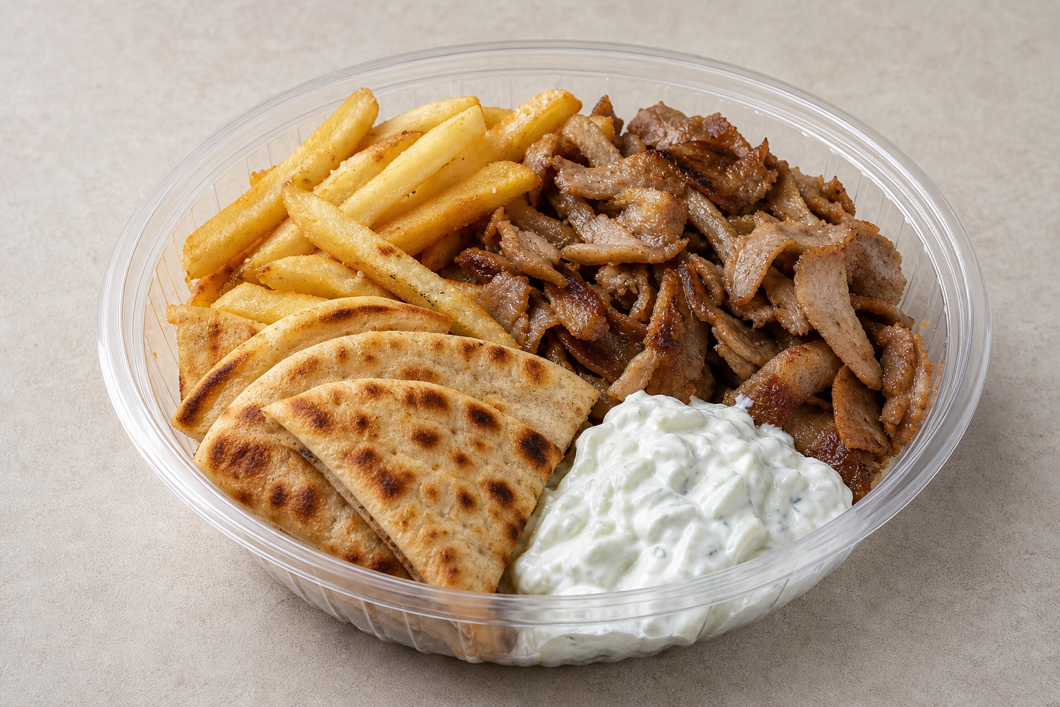 Greek pita plate P07 — Greece dish