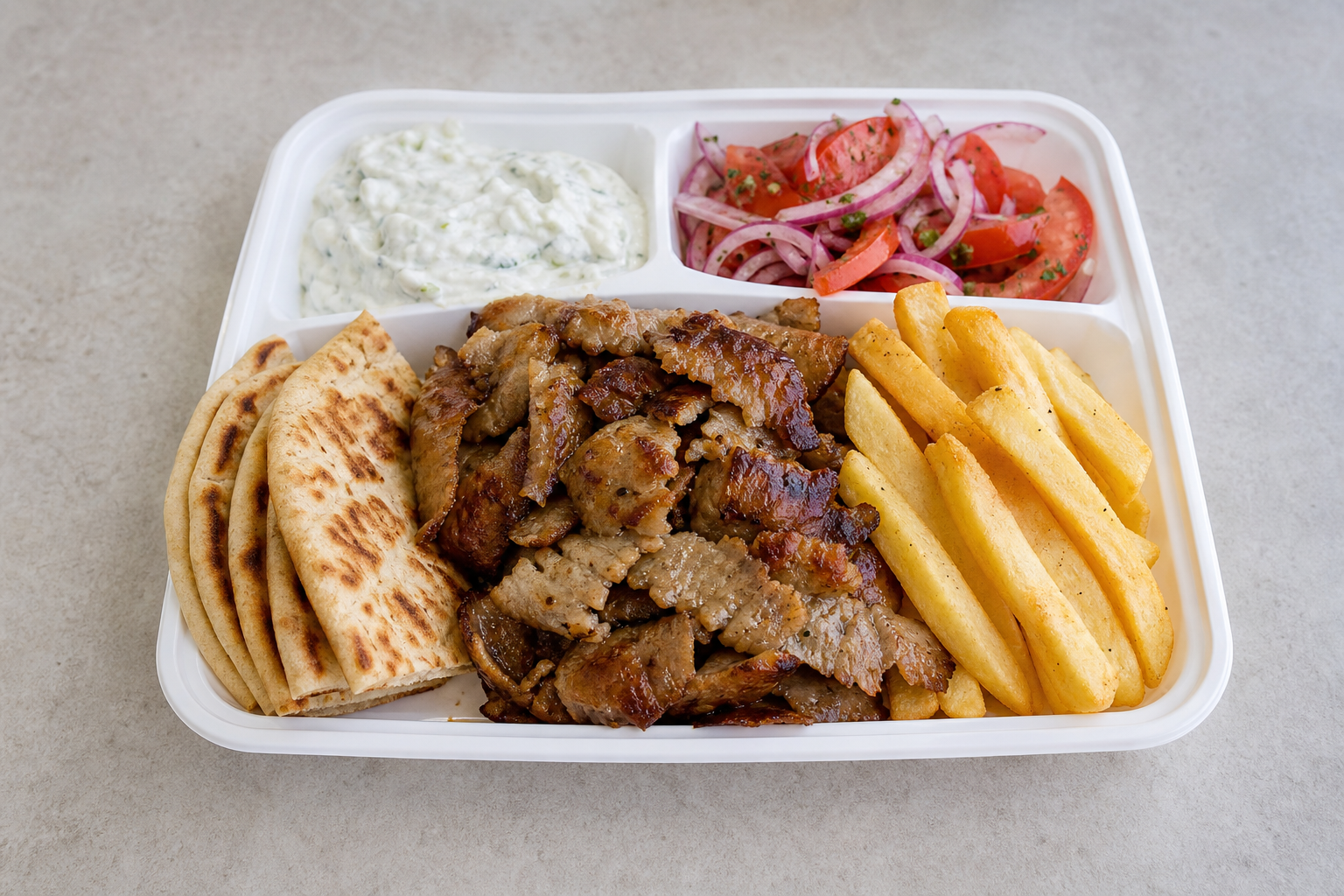 Greek pita plate P08 — Greece dish