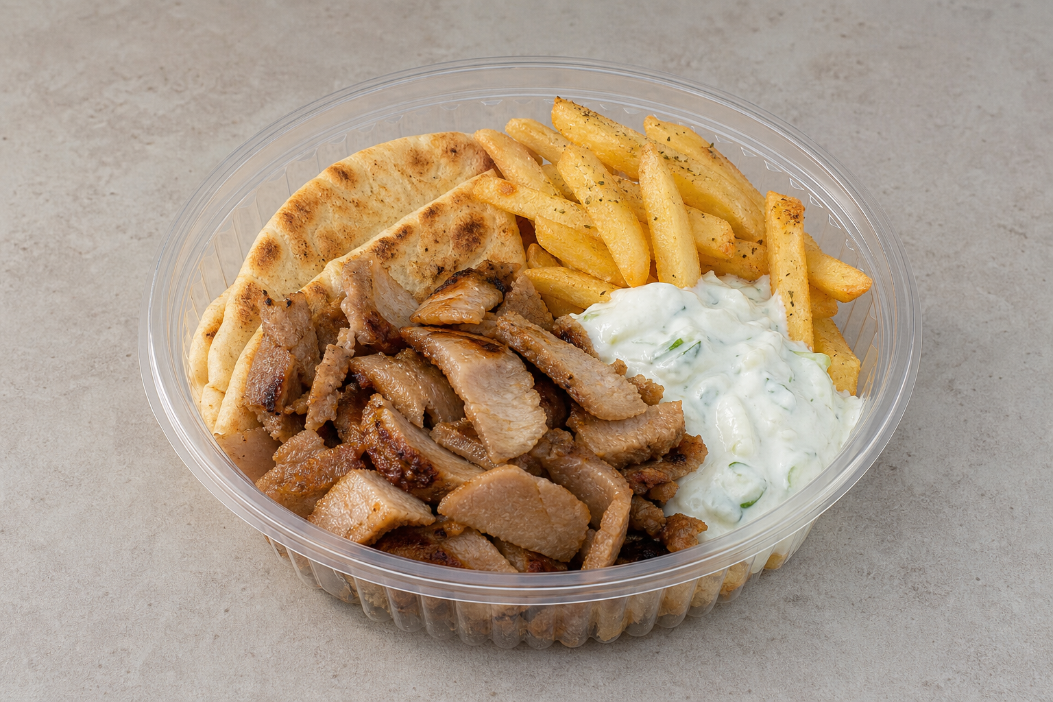 Greek pita plate P07 — Greece dish