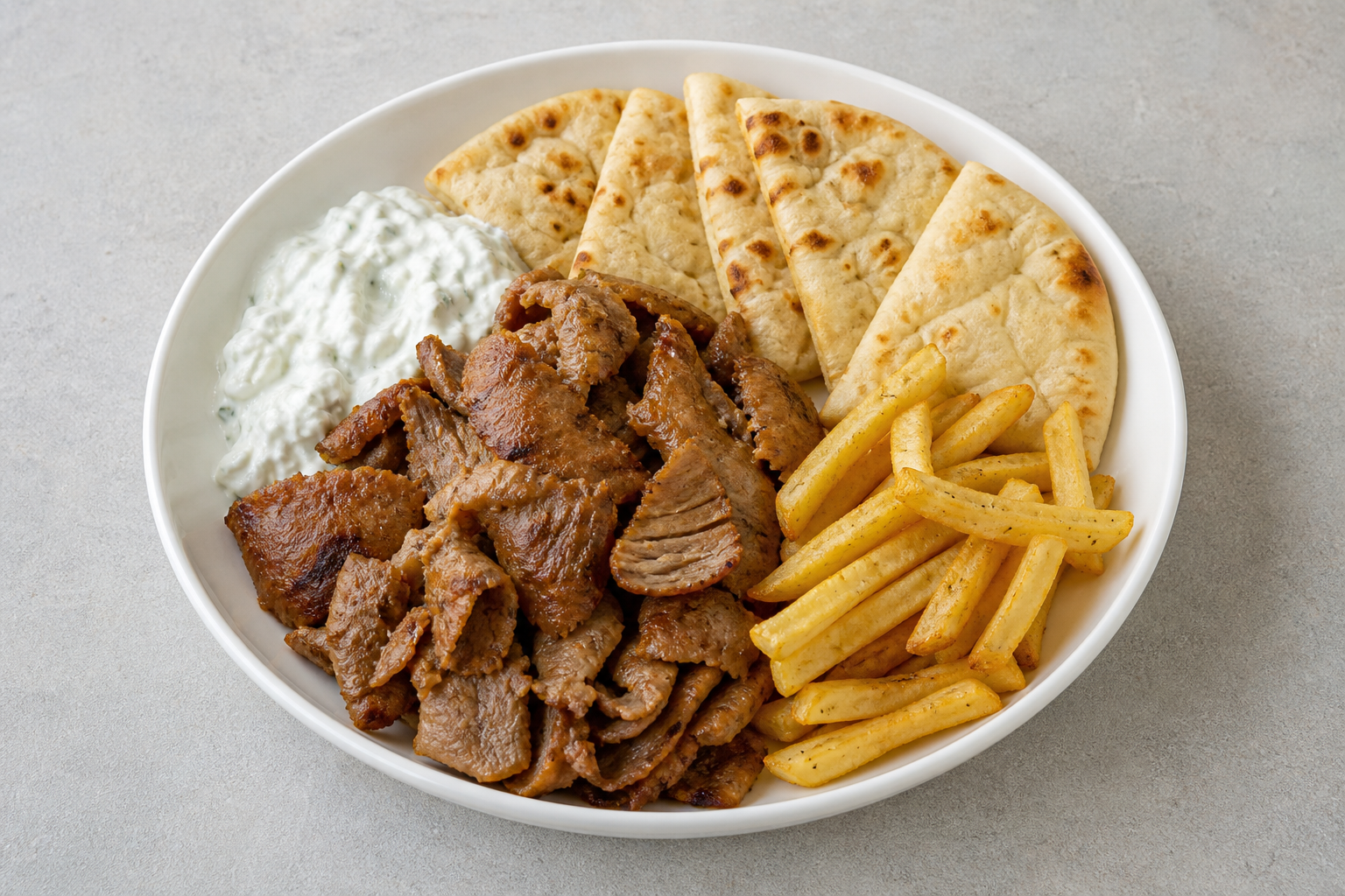 Greek pita plate P04 — Greece dish
