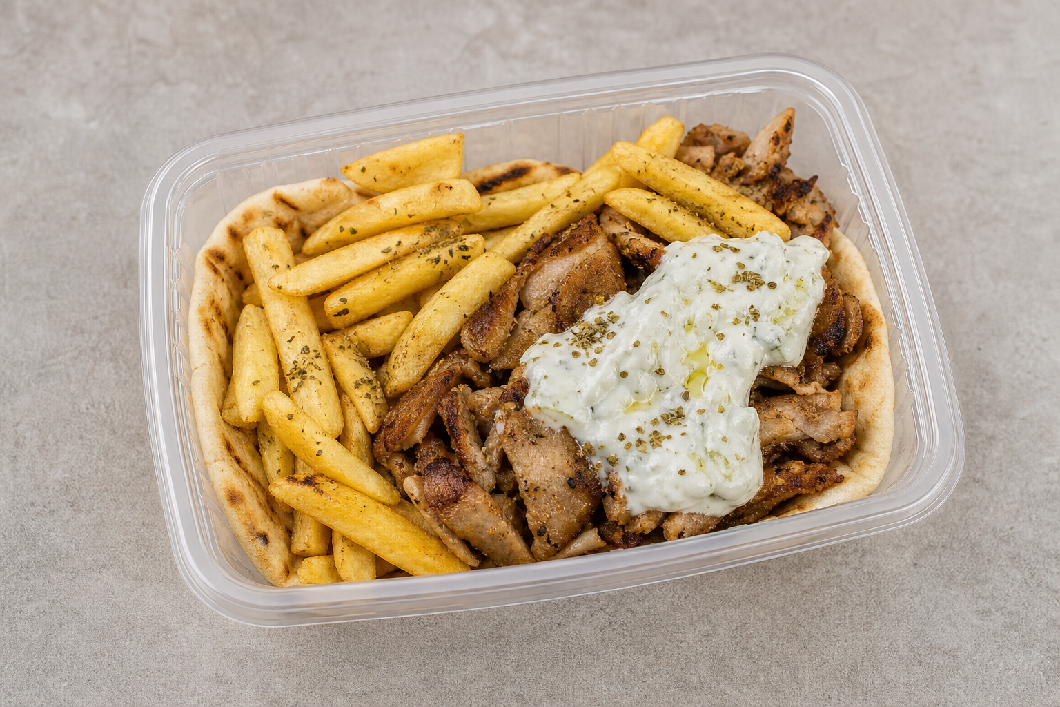 Greek pita plate P07 — Greece dish