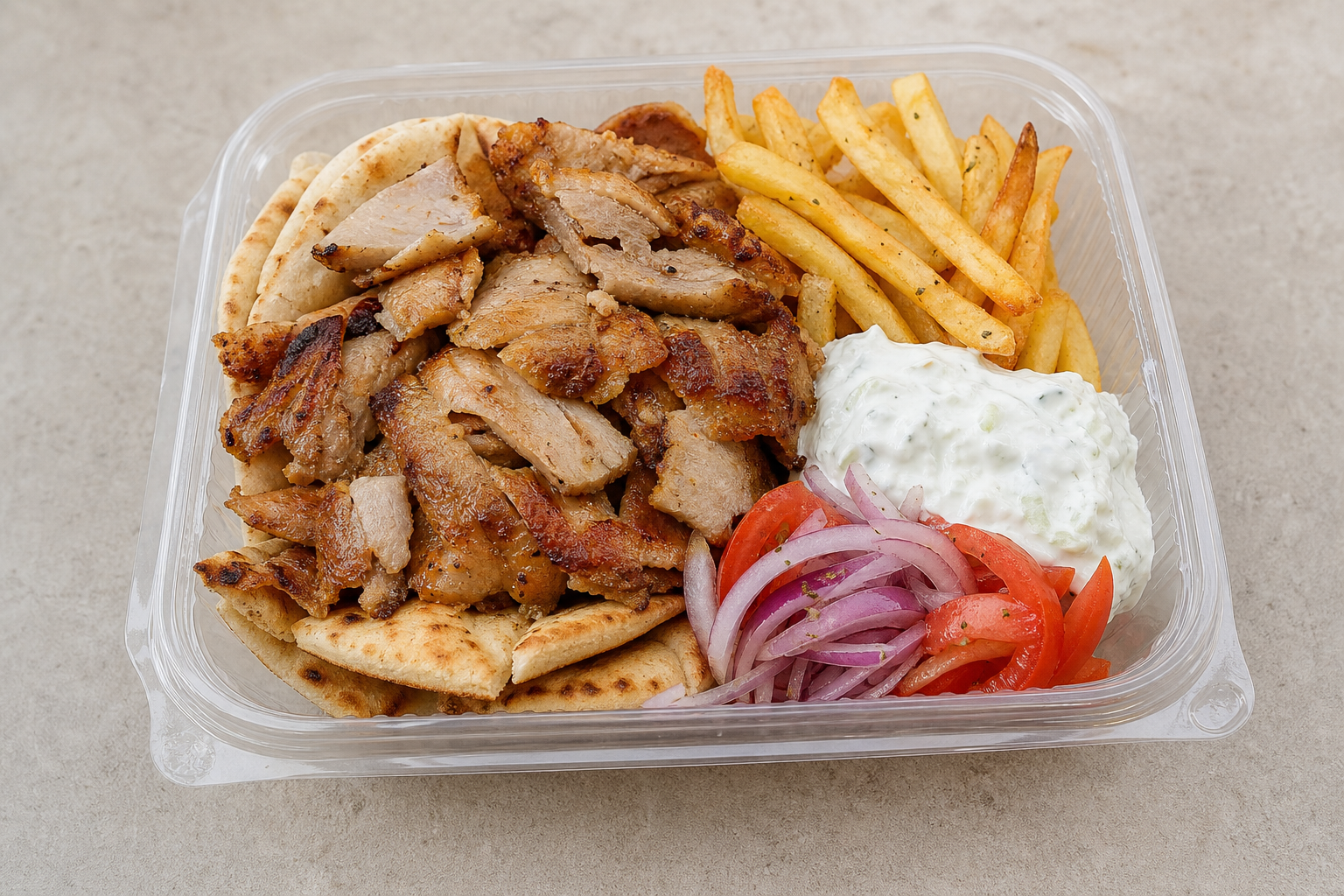 Greek pita plate P07 — Greece dish