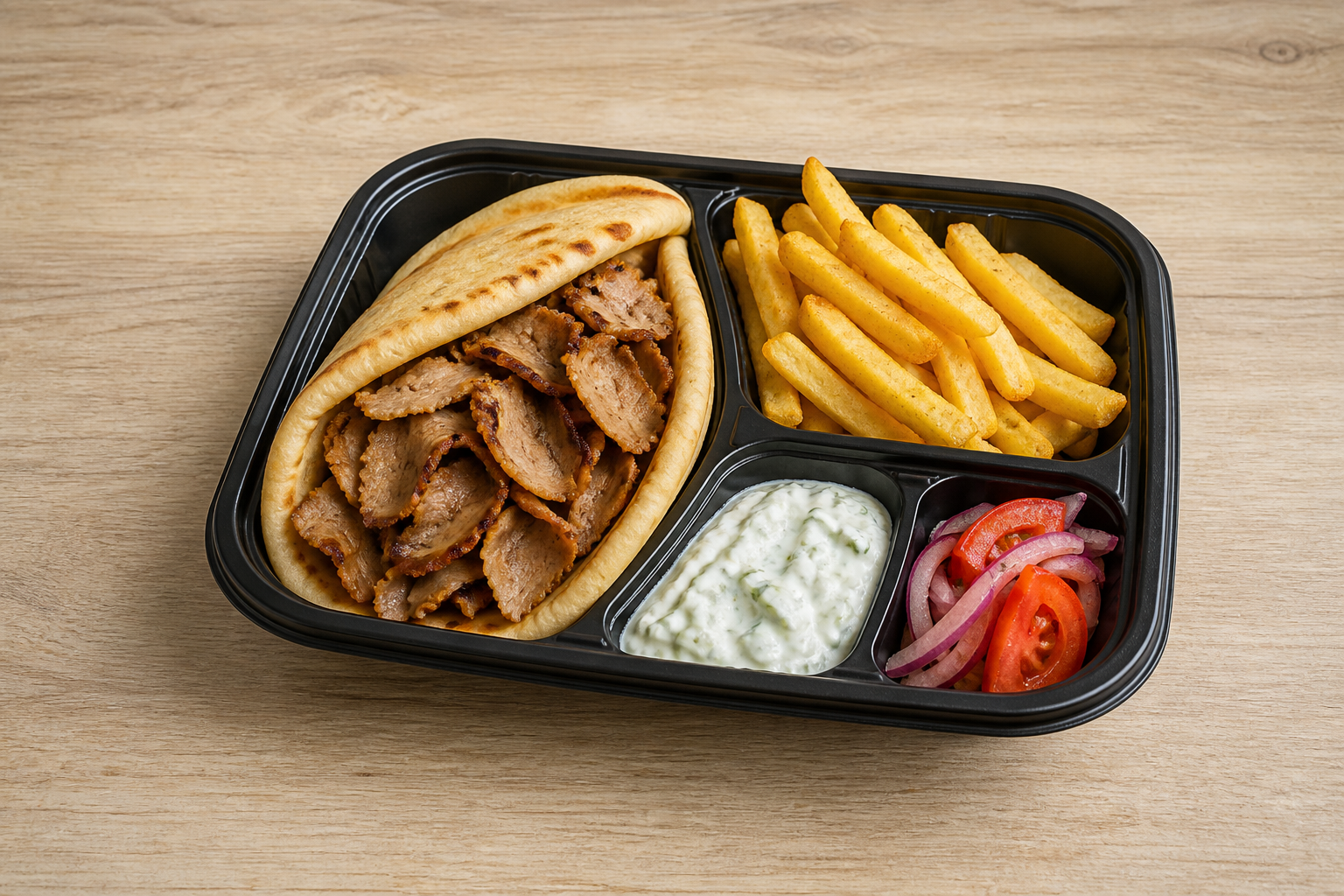 Greek pita plate P08 — Greece dish