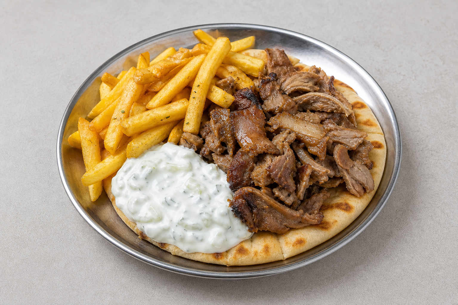 Greek pita plate P05 — Greece dish