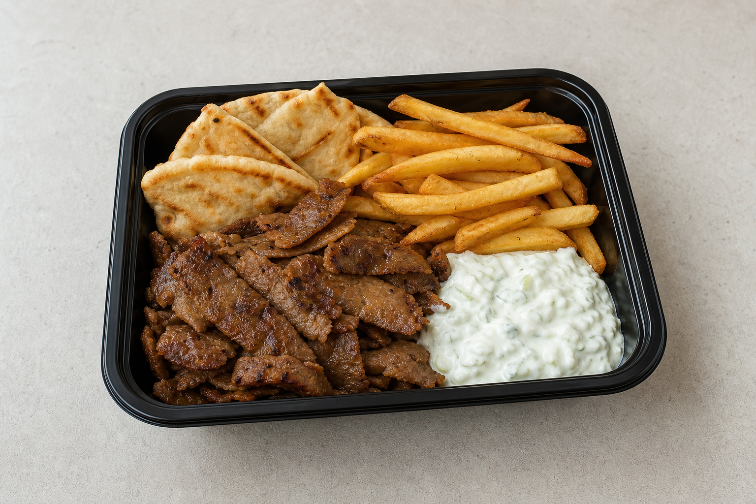 Greek pita plate P06 — Greece dish