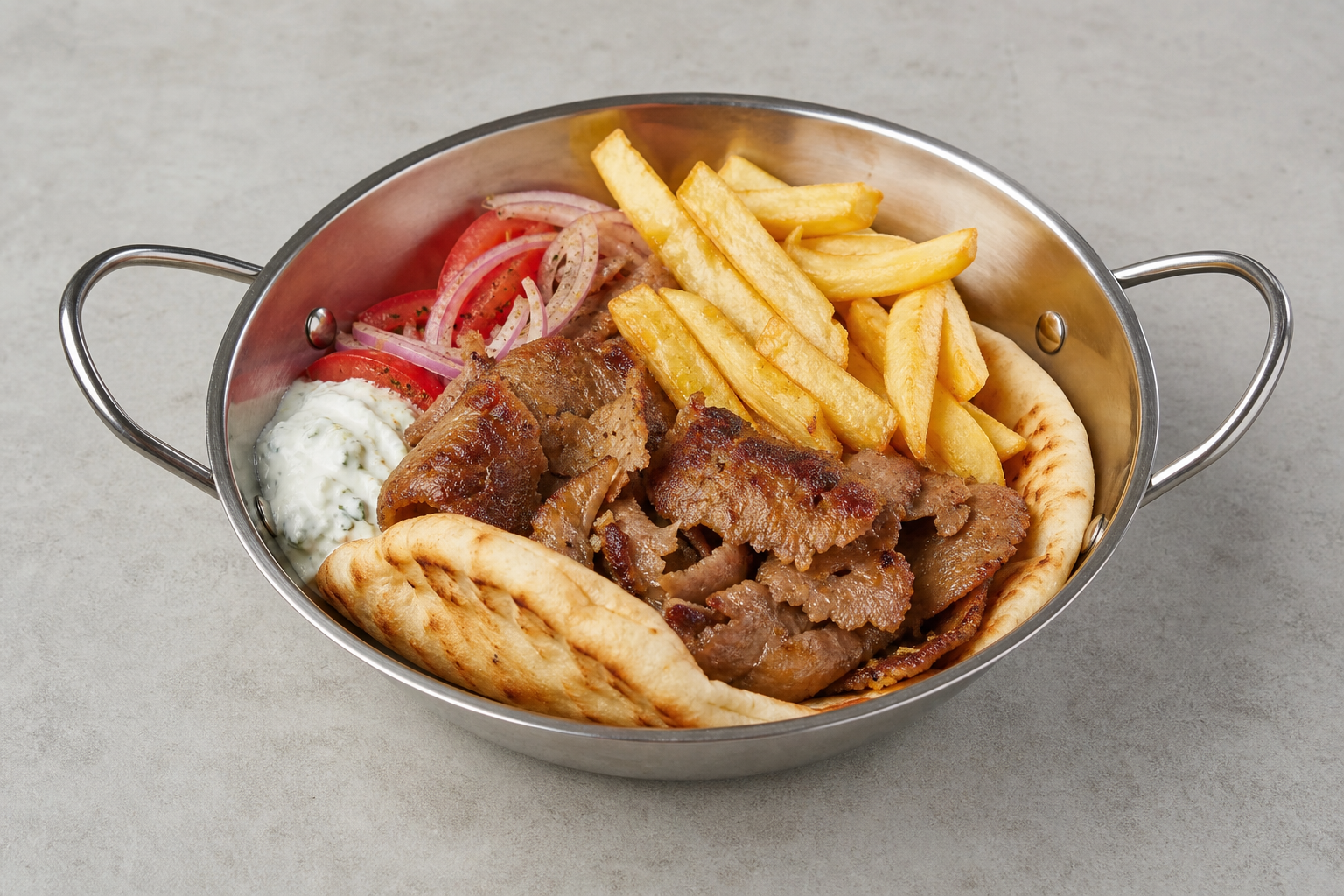 Greek pita plate P05 — Greece dish