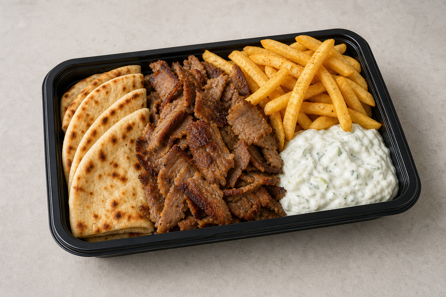 Greek pita plate P06 — Greece dish
