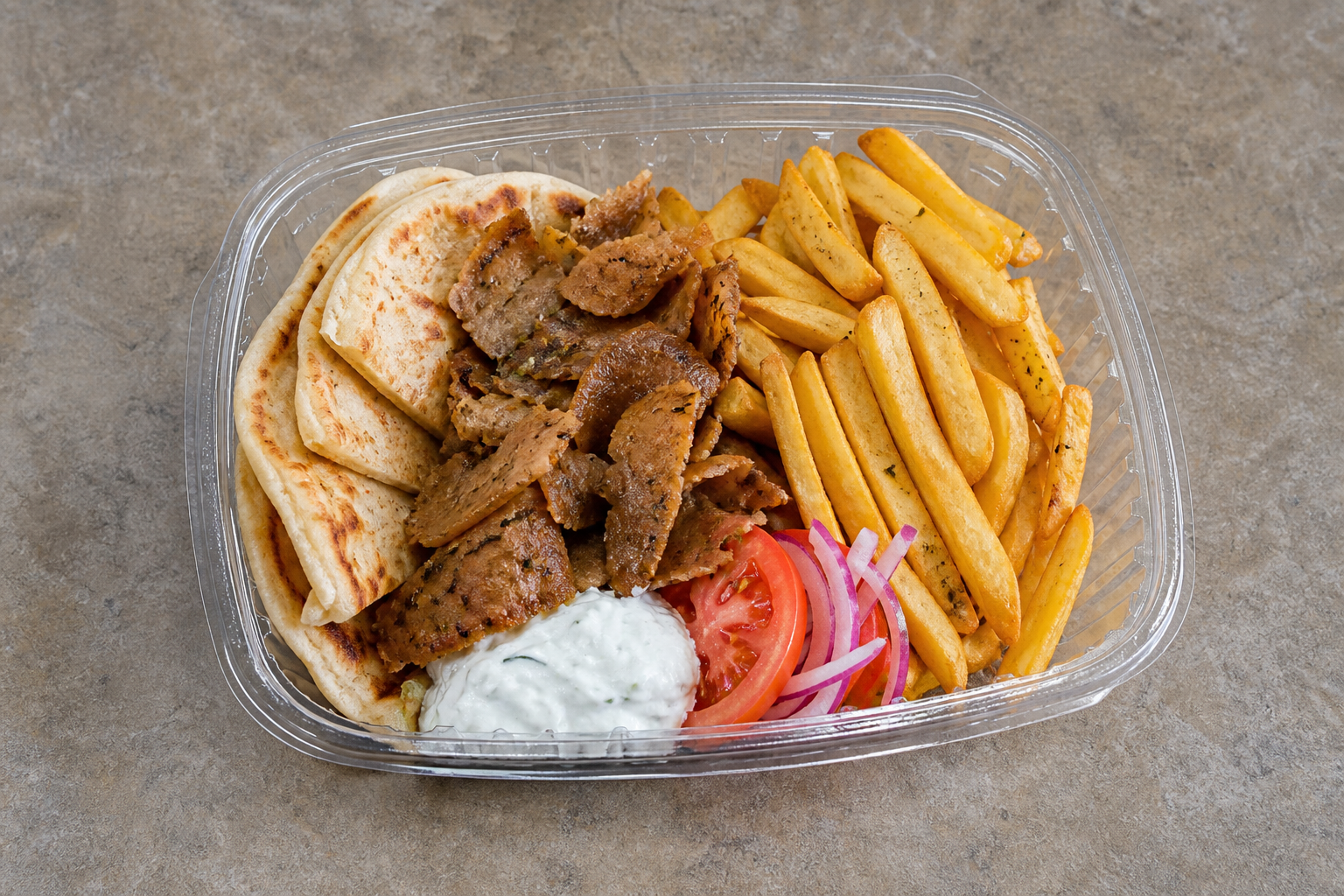 Greek pita plate P07 — Greece dish