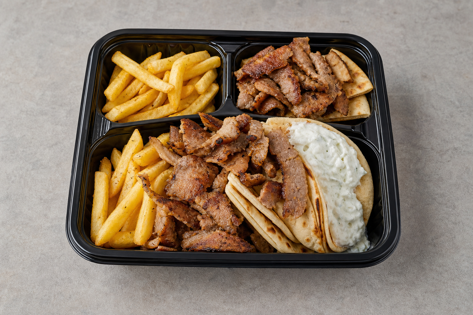 Greek pita plate P08 — Greece dish