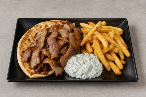 Greek pita plate P02 — Greece dish