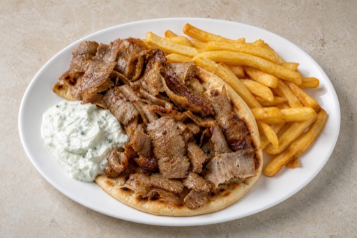 Greek pita plate P03 — Greece dish