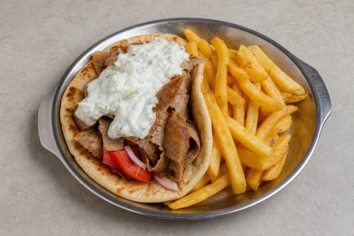 Greek pita plate P05 — Greece dish