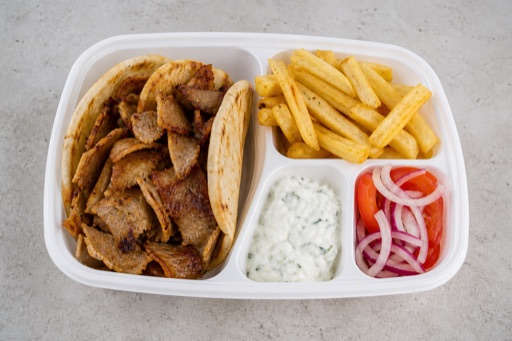 Greek pita plate P08 — Greece dish
