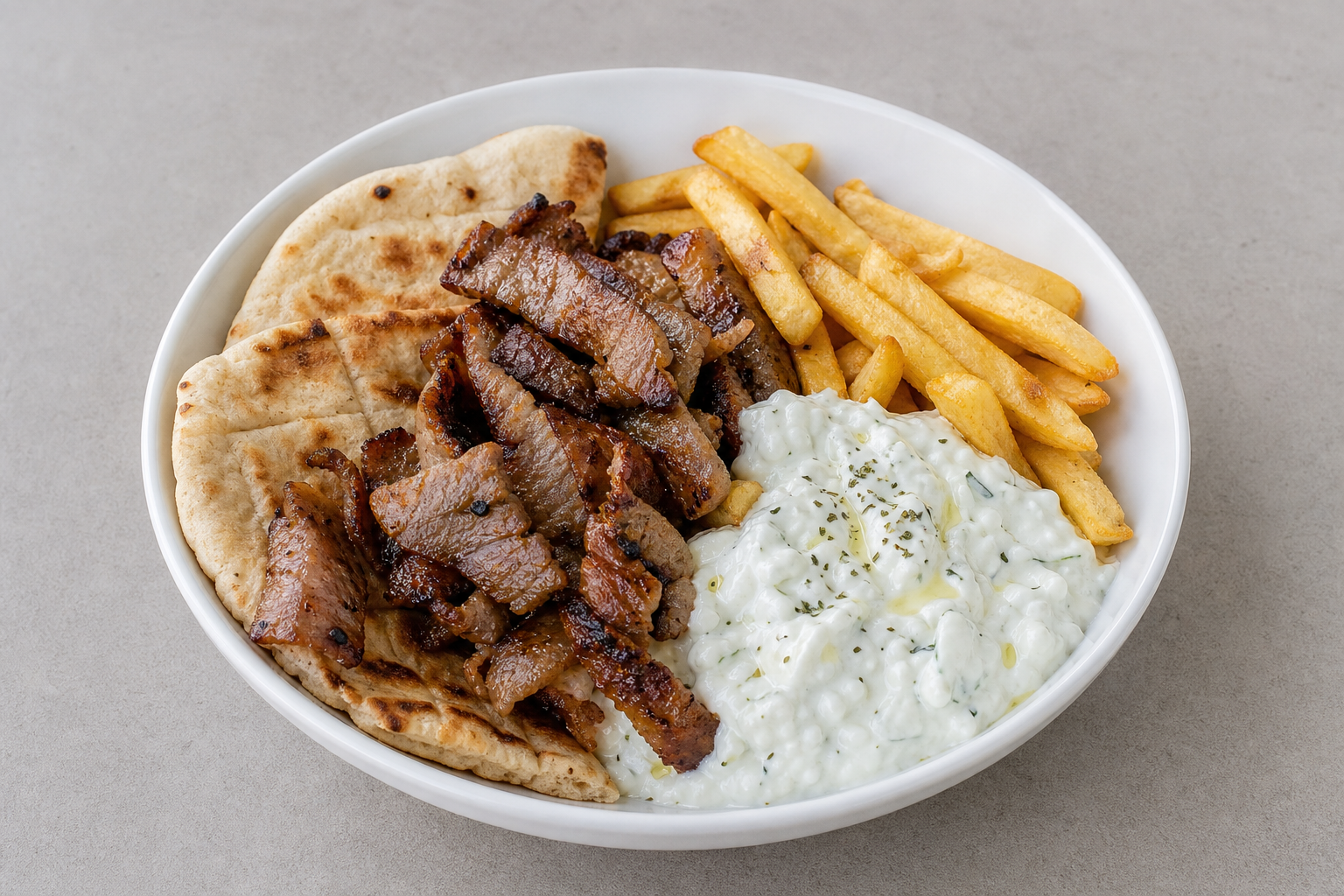 Greek pita plate P04 — Greece dish