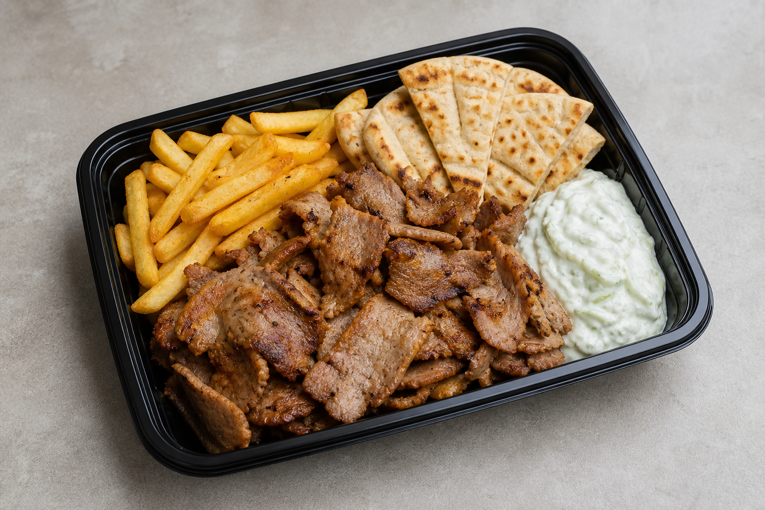 Greek pita plate P06 — Greece dish