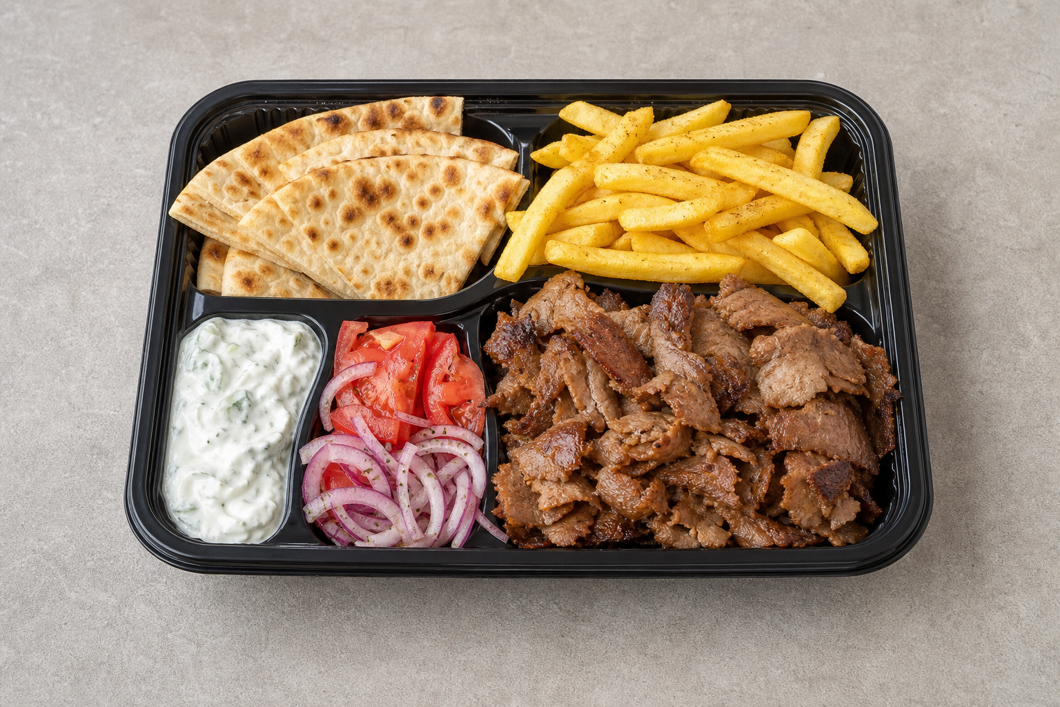Greek pita plate P08 — Greece dish
