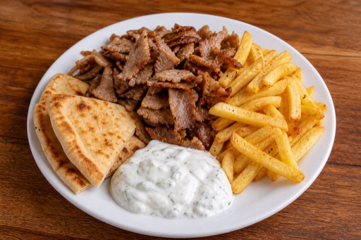 Gyros plate food image by VDAMO