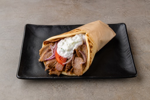 Photorealistic Greek gyros P02 food image by VDAMO