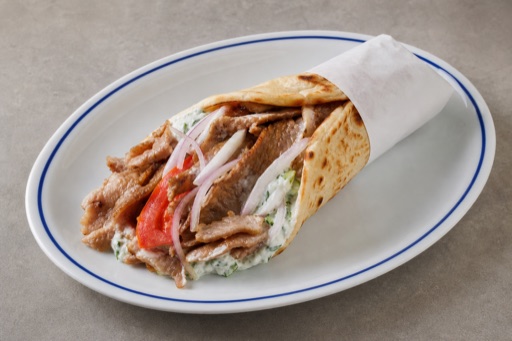 Photorealistic Greek gyros P03 food image by VDAMO