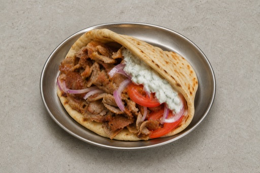 Photorealistic Greek gyros P05 food image by VDAMO