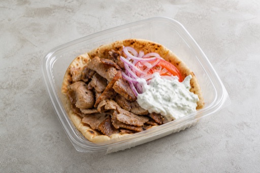 Photorealistic Greek gyros P07 food image by VDAMO