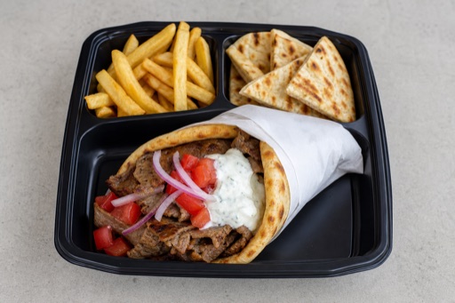 Photorealistic Greek gyros P08 food image by VDAMO