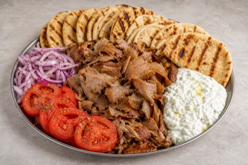 Photorealistic Greek gyros P10 food image by VDAMO