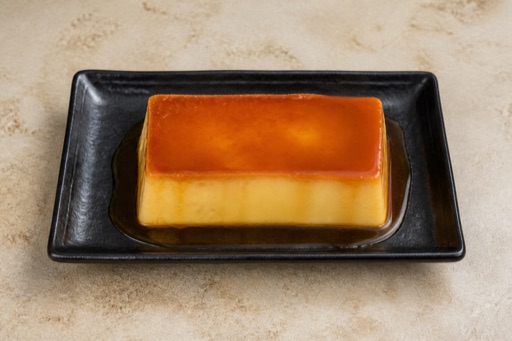 Photorealistic HR Caramel custard dessert P02 food image by VDAMO