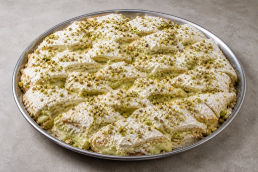 HR Pistachio dessert plate dessert P10 — Croatia dish