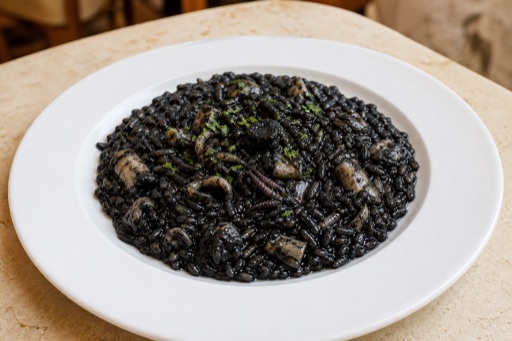 Crni rizot food image by VDAMO