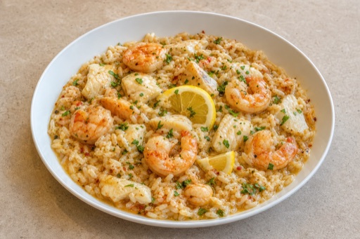 HR Garlic butter shrimp seafood P04 — Croatia dish