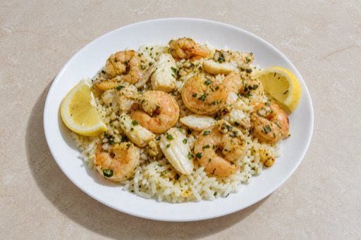 HR Garlic butter shrimp seafood P09 — Croatia dish