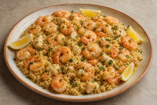 HR Garlic butter shrimp seafood P10 — Croatia dish