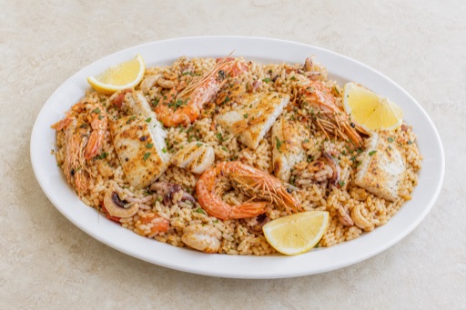 Photorealistic HR Mixed seafood platter seafood P03 food image by VDAMO